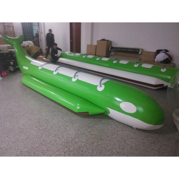 Quality White Black Banana Boat Towable 0.40mm Or Customized Thickness for sale