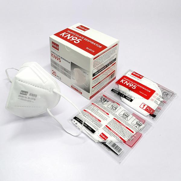 Quality FDA EUA Listed BU-E978 KN95 Filtering Half Mask 20pcs 95% Filtration efficiency for sale