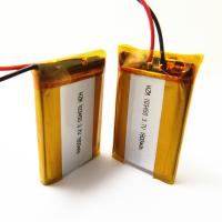 China 1800mah 3.7 Volt Lithium Polymer Battery 103450 With Protection Circuit factory