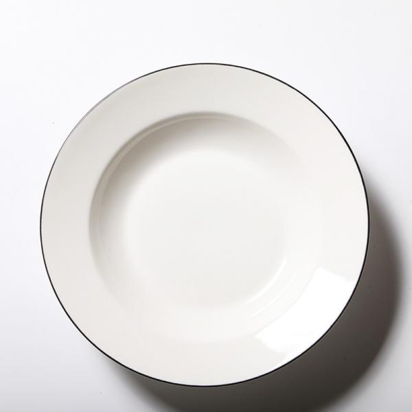 Quality Color Printed Porcelain Dinner Plate Set For Restaurant Wedding for sale