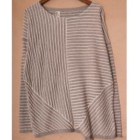 China Ladies Cool Fashion Sweaters Irregular Stripes fashion and casual factory
