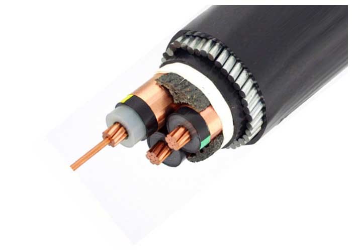 China 3x95SQ MM 25mm 3 Core Electrical Cable , Armored Cable Wiring URD 6.35/11KV factory