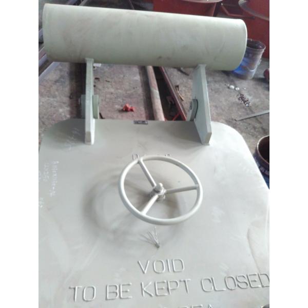 Quality Marine Steel Hatch Cover , Quick Action Wheel Handle Type Access Hatch Cover for sale