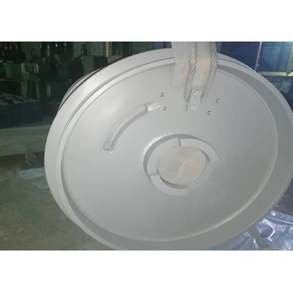 Quality 5 Layer 300KN Marine Rope Winch Drum Primer Grey For Ship Machinery for sale