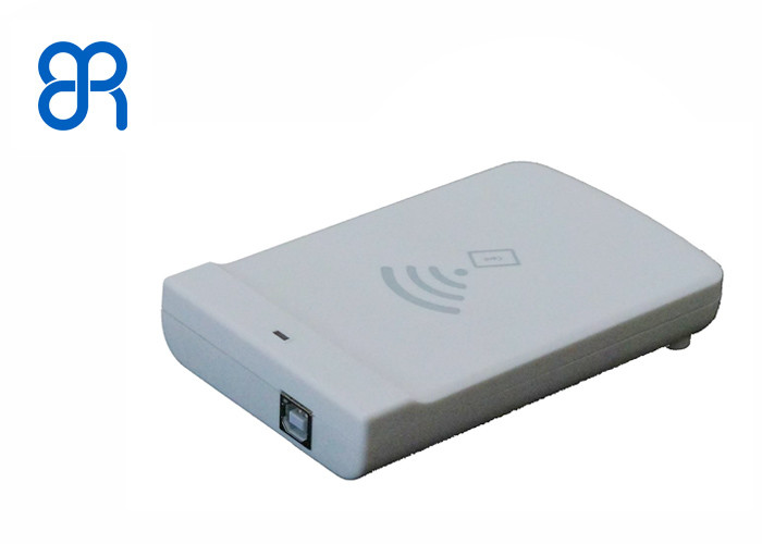 China R500 Chips UHF RFID Reader / Desktop RFID Reader With 3dBi Antenna Read Distance 1M for sale