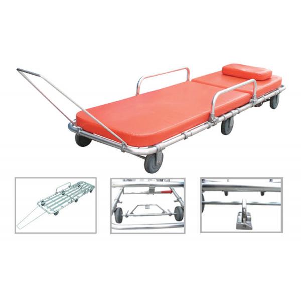 Quality 50cm Portable Gurney Folding Ambulance Stretcher 30 Deg For Clinic for sale