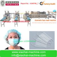 China NO LABOR Full Automatic face mask making machine join earloop and tie on the same machine factory