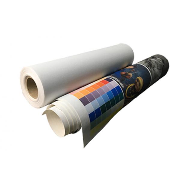 Quality Digital Inkjet Waterproof Polyester Fabric Roll Matte Surface for sale