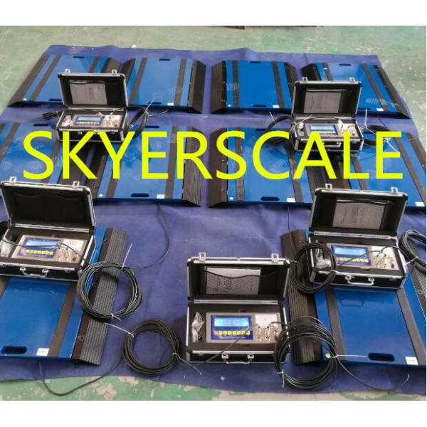 Quality 40T Rated Load Ultra Thin Portable Axle Weighing Scales for sale