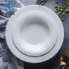 China Bright White Minimalist Porcelain Restaurant Plates factory