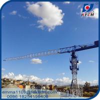 China 4t QTZ50(PT5010) Flat Top Tower Crane For Real Estate Construction factory