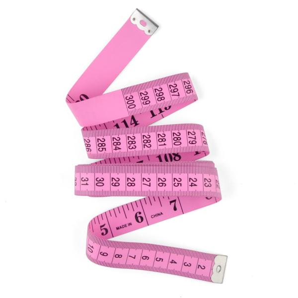 Quality Wintape 3m Pink Clothing Tape Measure Dual Scales Long Soft Vinyl Material for sale