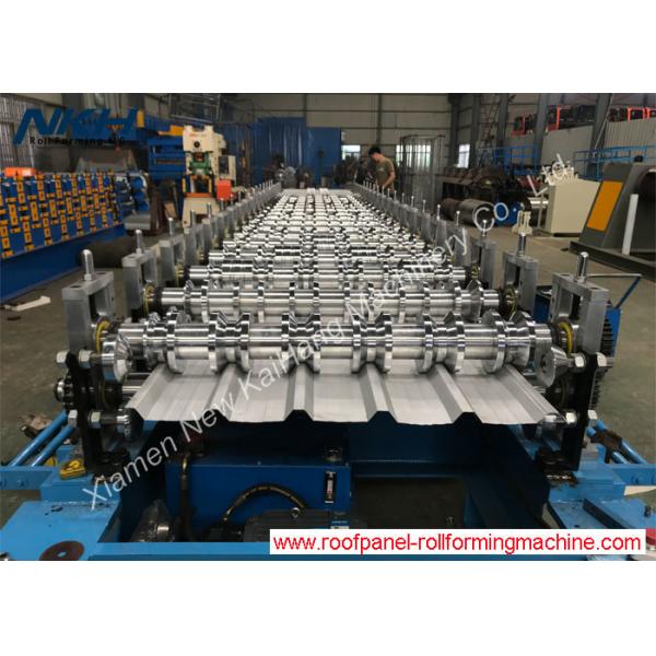 Quality Professional Roof Panel Roll Forming Machine For Metal Trapezoidal Sheets for sale