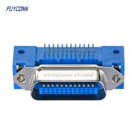 China 57 CN Connector 50P 36P 24P 14P PCB Right Angle Male Centronics Connector for sale