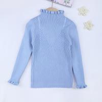 China Custom Winter Baby Kids Rib Knitted Sweaters Baby Girl Boy Pullover Children Jumper Warm Slim Fit Rib Knitted Baby Sweater factory