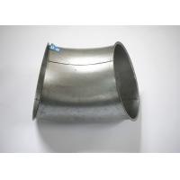 China 45 Degree Galvanized Elbow Malleable Iron Pipe Fittings  Made Dust Collector Ducting factory