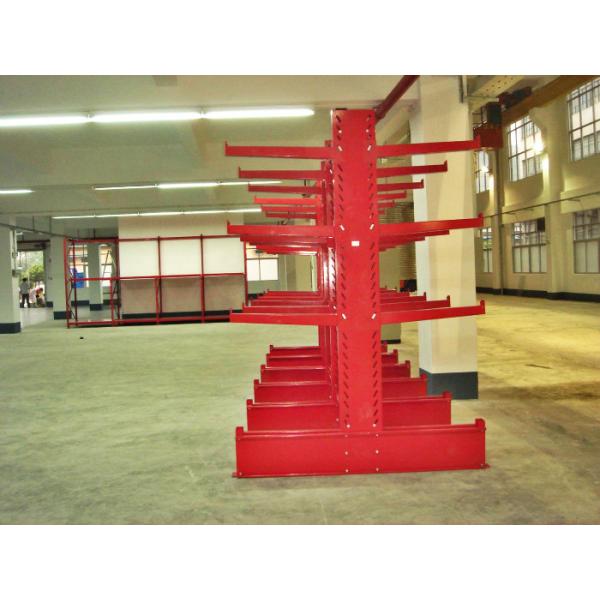 Quality Blue / Orange Cantilever Racking System With Cold Rolling Steel for sale