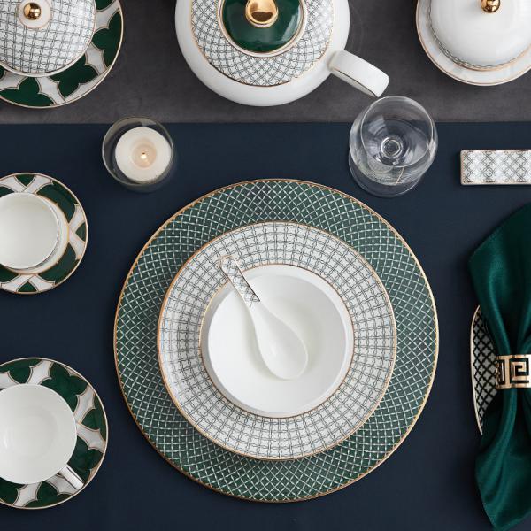 Quality Customized Ceramic Tableware Set , Porcelain Plates Sets Eco Friendly OEM for sale