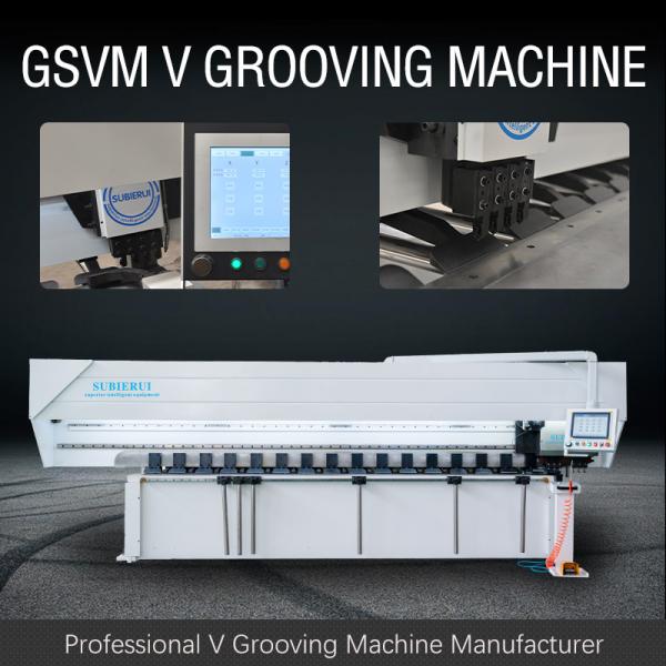 Quality 4000mm Sheet Grooving Machine Automatic V Grooving Machine Metal Furniture for sale