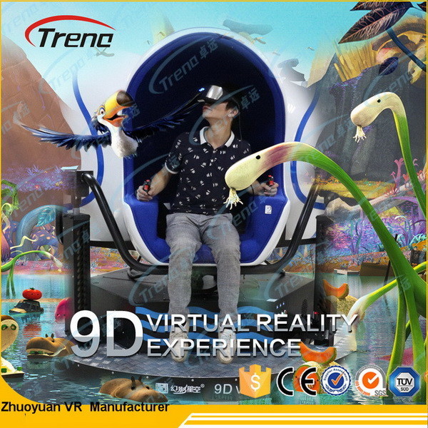 Quality Multi Seats 9D Virtual Reality Cinema With Dynamic Motion Seats 2185*2185*2077mm for sale