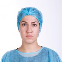 china Medical Disposable Surgical Caps Disposable Non Woven Cap Blue CE / FDA
