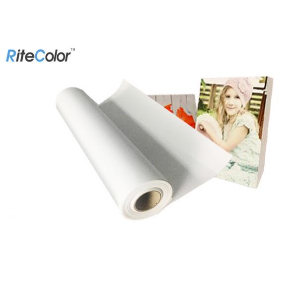 Quality Water Resistant Glossy Polyester Canvas Rolls For Art Printing 2 Inch / 3 Inch Roll Core for sale