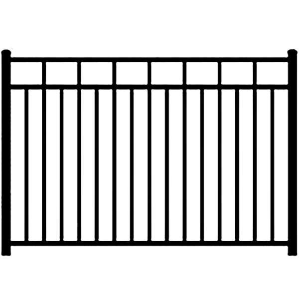 Quality 1.2mm-2.5mm 4 Foot Wrought Iron Fence For Home And Garden for sale