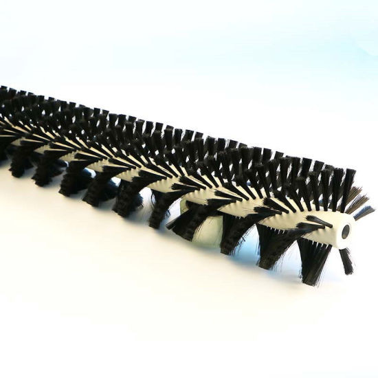 Quality Customized Rotary Roller Cylindrical Scrub Brush For Conveyor Belt Cleaning for sale