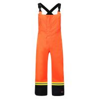 China Unisex HIVIS Work Clothes EN343 Reflective Bib Overalls For Offshore for sale