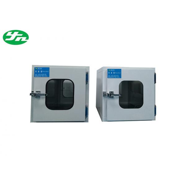 Quality Mechanical Interlock Cleanroom Pass Box Powder Coated Cold Rolled Steel Material for sale