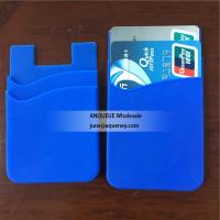 China Promotion gifts LOW MOQ silicone phone smart wallet with custom logo factory