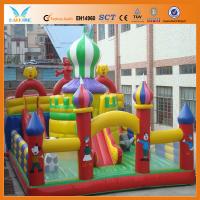 China Anti UV Inflatable Amusement Park Cartoon Playground Combo Game factory