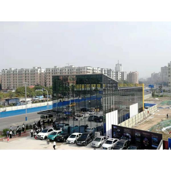 Quality Painting / Galvanizing Prefabricated Steel Frame Buildings For Exhibition Hall for sale