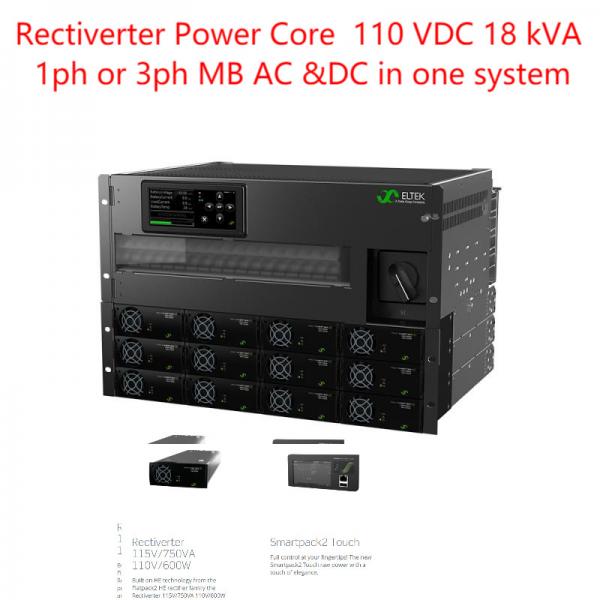 Quality Power Core 110vdc Eltek Rectiverter 18 Kva 24kw 230v Flatpack Power System for sale