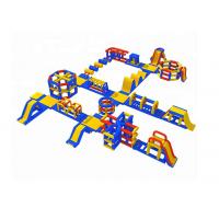 China 0.9mm Plato PVC Tarpaulin Giant Inflatable Water Park Games ,  Sport Park 35 Parts factory