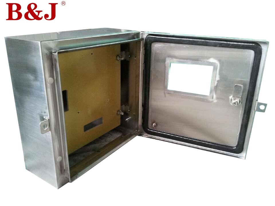 China 1.2 mm / 1.5 mm Stainless Steel Distribution Box With Customized Mounting Plate factory