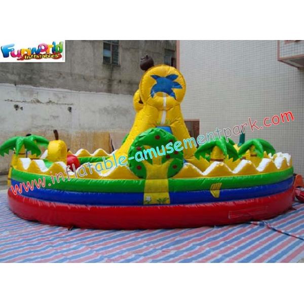 Quality Outdoor Kids 1000D, 18 OZ PVCTarpaulin Inflatable Amusement Park Games for Re - for sale