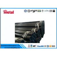 Quality ASTM A53 - 2007 Seamless Steel Pipe Black Round Tube 18 '' Sch 80 Size for sale