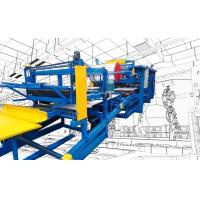 China Wall / Roof Sandwich Panel Roll Forming Machine Rock Wool Sandwich Plate Machine for sale