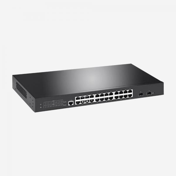 Quality VLAN Layer 2+ Switch Gigabit 24 Port Ethernet Fully Managed Switch With 2SFP for sale
