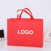 China Eco Friendly Custom Printed Non Woven Bags , Non Woven Fabric Carry Bags factory