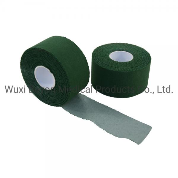 Quality 1.5 Inch Neon Green Athletic Tape  Cotton Adhesive Trainers Athlete Sports Tape for sale