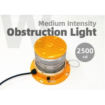 Quality Polycarbonate Aviation Obstruction Light Medium Intensity Aircraft Warning for sale