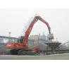 China Swivel Orange Peel Grapple , Digger Hydraulic Rotating Grab Robust Structure factory