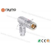 China Watertight Vacuum FPG Electrical Push Pin Connectors Right Angle Plug factory