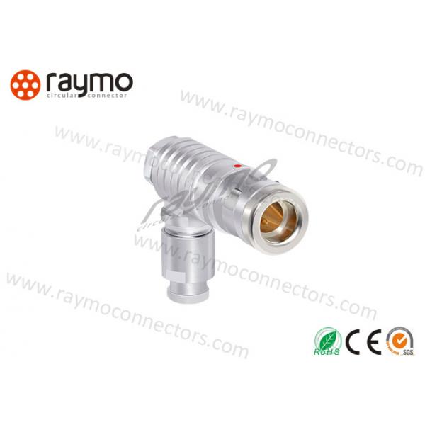 Quality Watertight Vacuum FPG Electrical Push Pin Connectors Right Angle Plug for sale
