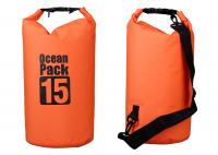 China Snorkeling 15 Liter Dry Storage Bags Rolling Top Closure Multi Color Optional factory