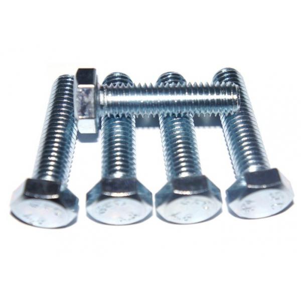 Quality Carbon Steel Fastener , Colorful Zinc Plated / Galvanized Hex Bolts for sale