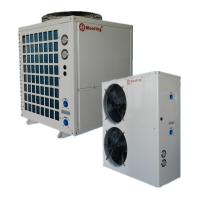 China 2020 multifunction heat pump air source heat pump commercial heat pump water heater with high cop factory