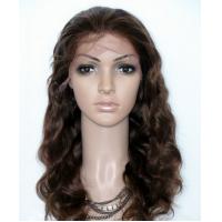 China Wet And Wavy Weave Lace Front Remy Hair Wigs , Tangle Free Hair Extensions factory